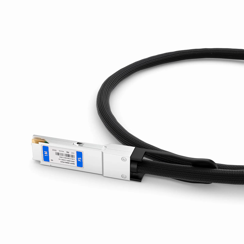 FyberOptix 1m (3ft) Generic Compatible 400G QSFP112 4 x 100G PAM4 Passive Direct Attach Copper Twinax Cable