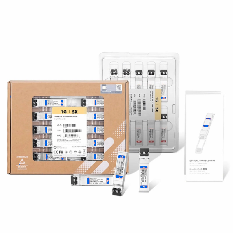 FyberOptix Extreme 10052H Compatible 1000BASE-LX SFP 1310nm 10km DOM Duplex LC/UPC SMF Optical Transceiver Module (Industrial)