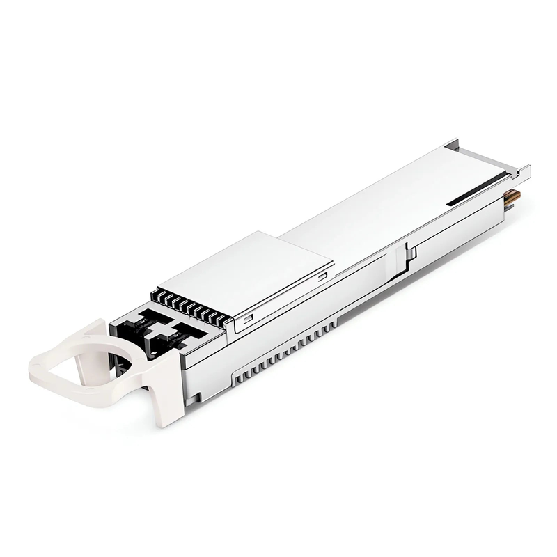 FyberOptix Cisco C53 C54 Compatible QSFP28 100G DWDM PAM4 80km (Require EDFA and TDCM) DOM Duplex CS/UPC SMF Optical Transceiver Module for Transmission