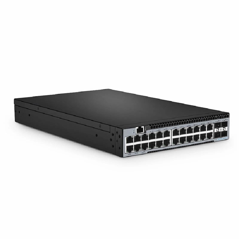FyberOptix S5850C-12XMS2C, 12-Port Ethernet L3 Half-width Switch, 12 x 10Gb SFP+, 12 x 10GBase-T/Multi-Gigabit, with 2 x 100Gb QSFP28 Uplinks, AV over IP, Support MLAG