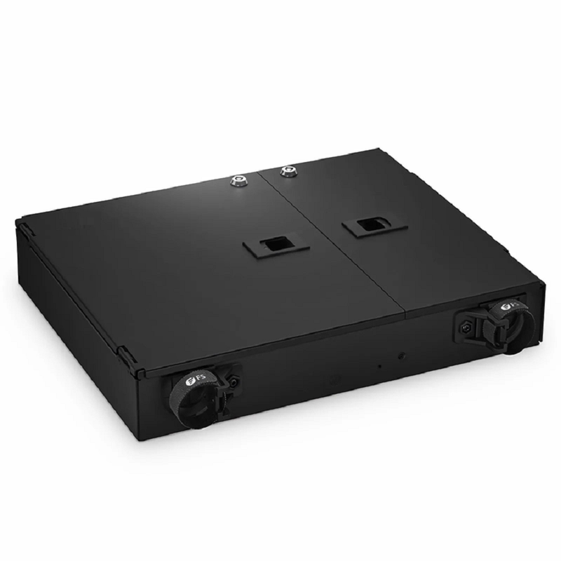 FyberOptix FHDA Wall Mount Enclosure Unloaded, 4 Ports, Holds up to 4 x FHDA Cassettes or Panels, 4 x Splice Trays, 96 Fibers (LC)
