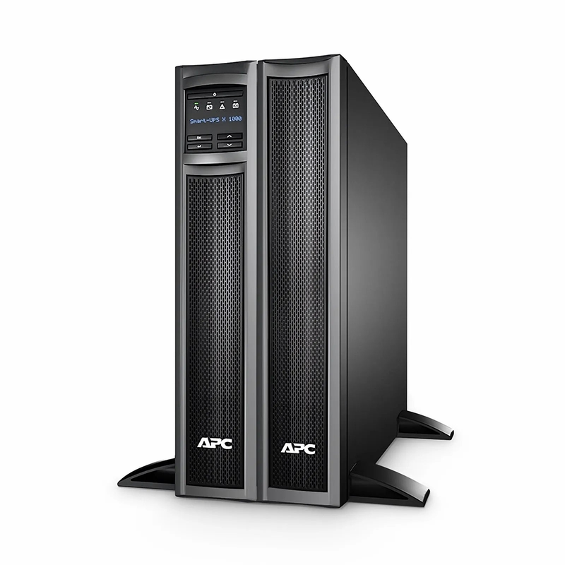 FyberOptix APC® Smart-UPS X 1000VA Rack/tower Convertible UPS, 8x 5-15R NEMA Outlets, SmartConnect port and 1 Backup Battery Included
