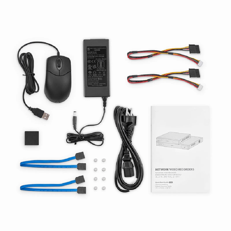 FyberOptix NVR102-16C, 16-Channel 1.5U 4K H.265+ Decoding Format, Up to 2x8TB Hard Drive (Not Included), Live View/Playback Network Video Recorder