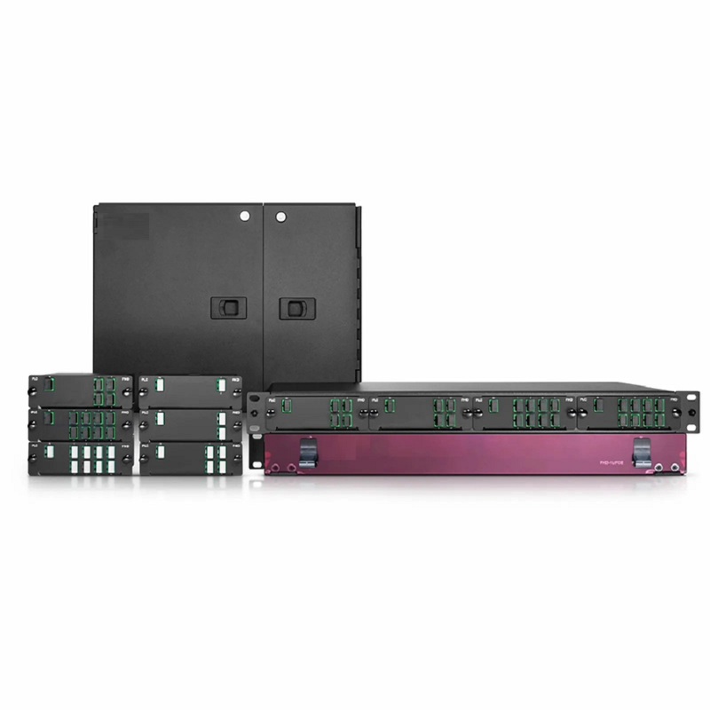 FyberOptix 1 x 2 PLC Fiber Splitter, Standard FHDA Cassette SC/APC, Singlemode, for Optical LAN