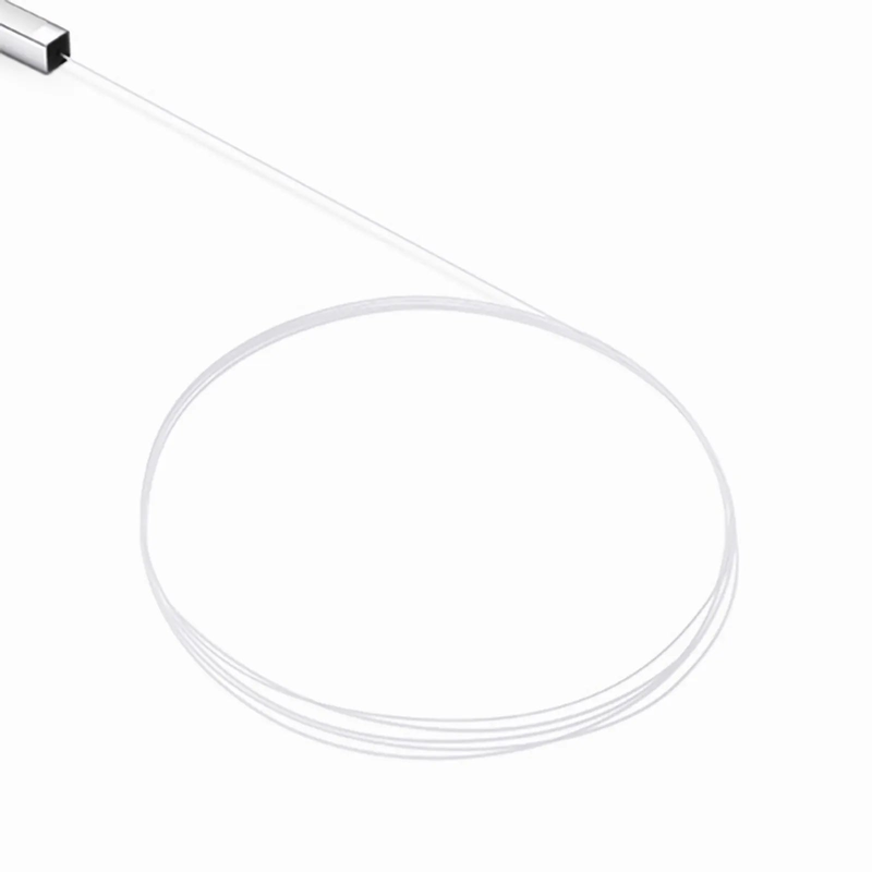 FyberOptix 1 x 8 PLC Fiber Splitter, Steel Tube, Bare Fiber 250m, No Connector, Singlemode