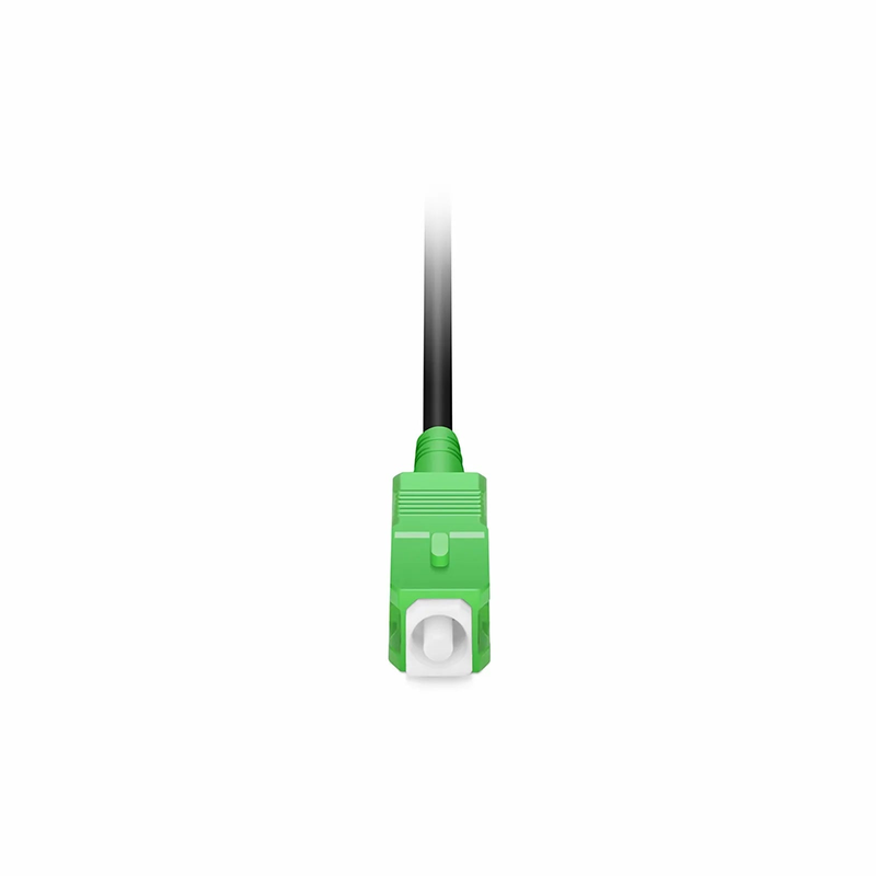 FyberOptix 30m (98ft) Industrial Armored Fiber Patch Cable, SC APC to SC APC, Simplex, 1 Fiber, Single Mode (OS2), TPU