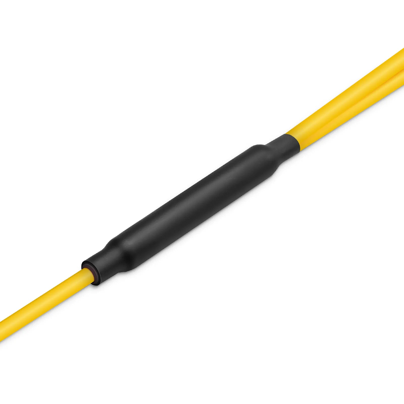 FyberOptix NVIDIA/Mellanox MFP7E40-N015 Compatible 15m (49ft) MTP® Breakout Cable, MTP®-12 APC (Female) to 2 x MTP®-4 APC (Female), 8 Fibers, Single Mode (OS2), Plenum (OFNP), 0.35dB Max, Type B, Yellow