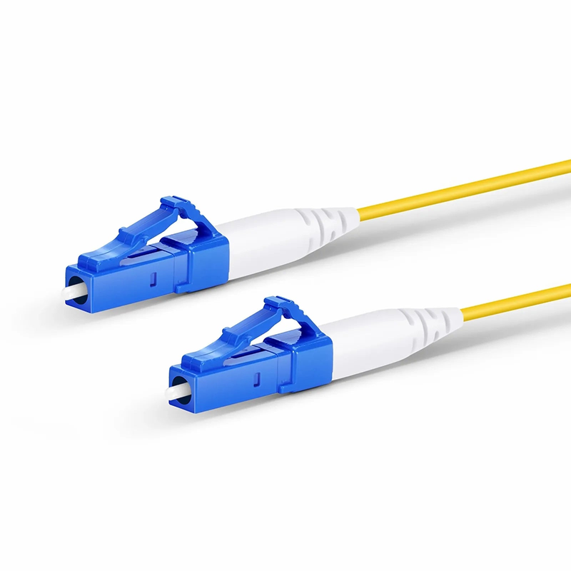 FyberOptix 3m (10ft) Fiber Patch Cable, 1 Fiber, LC UPC Simplex to LC UPC Simplex, Single Mode (OS2), Riser (OFNR), 1.2mm, Tight-Buffered, Yellow