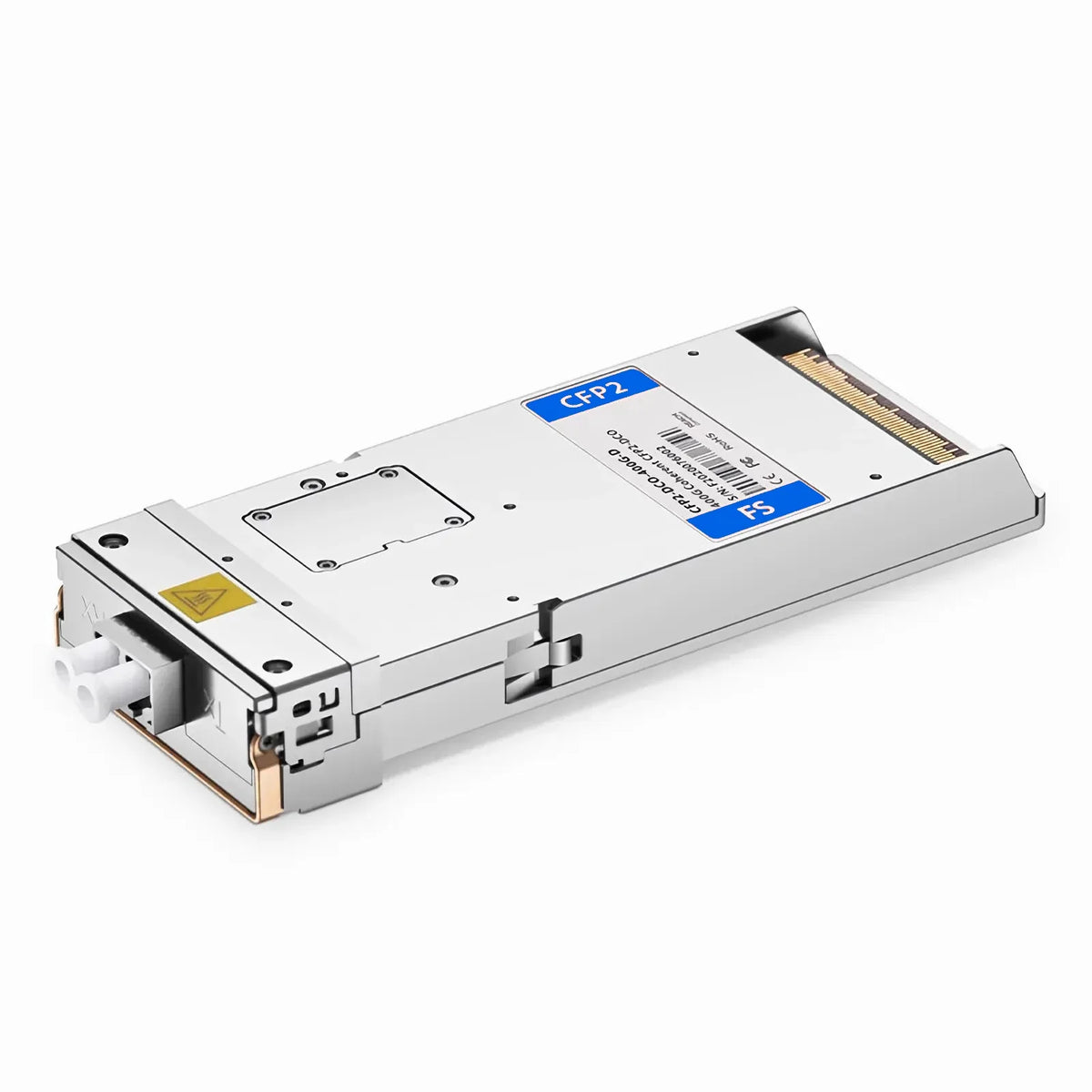 FyberOptix 400G DWDM Tunable CFP2 DCO 80km DOM Duplex LC/UPC SMF Coherent Optical Module, Used with D7000 Series