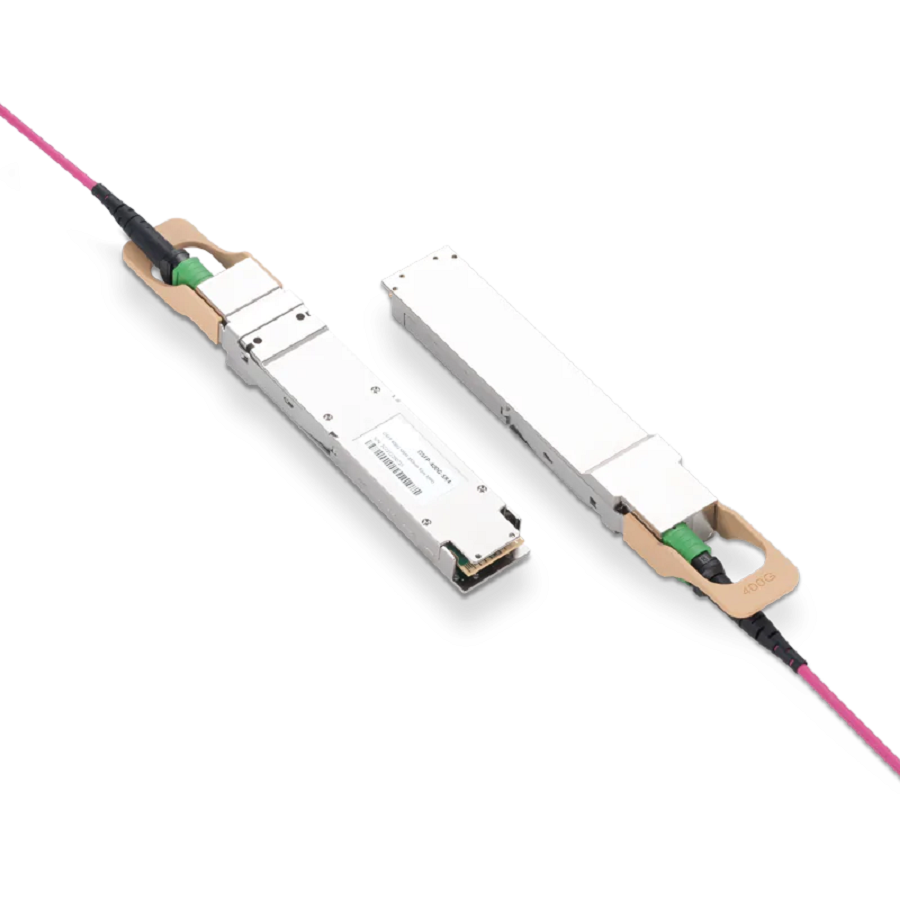 Cisco Compatible Coherent VCSEL & Broadcom DSP 400GBASE-SR4 OSFP PAM4 850nm 100m MTP/MPO-12 APC MMF Optical Transceiver Module SFPS
