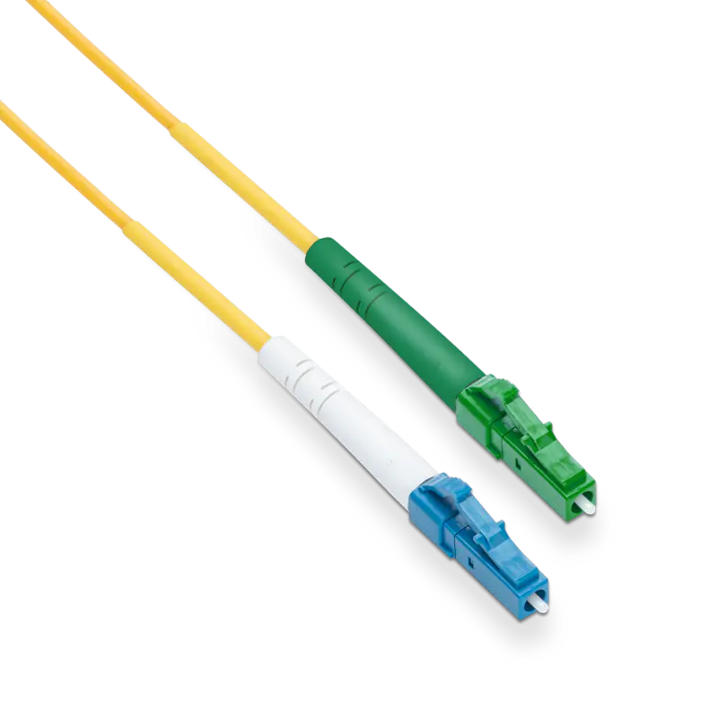 8m (26ft) LC UPC to LC APC Simplex OS2 Single Mode LSZH 2.0mm Fiber Optic Patch Cable SFPS