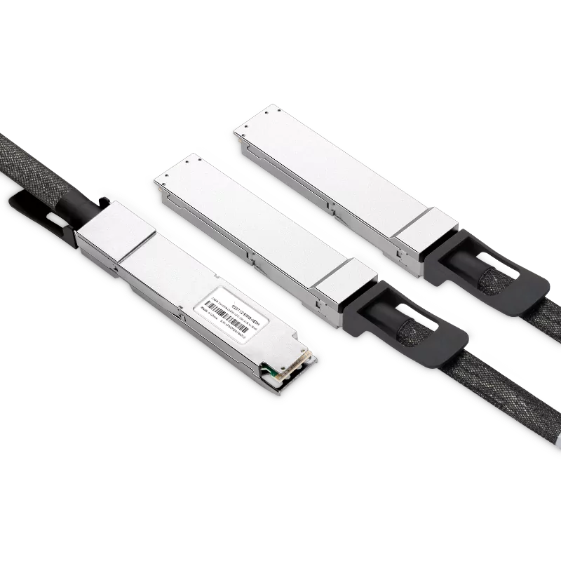 NVIDIA/Mellanox Compatible AEC 3m (10ft) Twin-port 2x400Gb/s OSFP Finned Top to 2x400Gb/s OSFP Flat Top InfiniBand NDR Active Electrical Splitter Cable SFPS