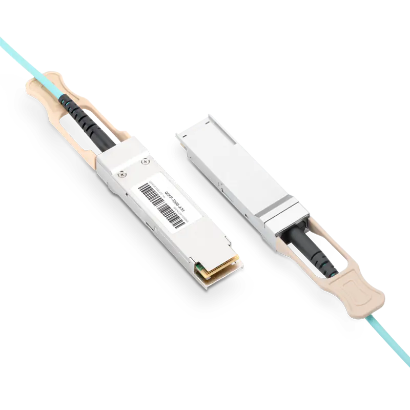 NVIDIA/Mellanox MFA1A00-E100 Compatible AOC 100m (328ft) 100Gb/s QSFP28 InfiniBand EDR LSZH Active Fiber Cable (850nm, MMF) SFPS