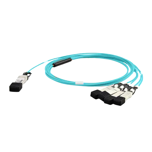 HW QSFP-4SFP10-AOC1M Compatible 1m (3ft) 40G QSFP+ to 4 X10G SFP+ Breakout Active Optical Cable SFPS