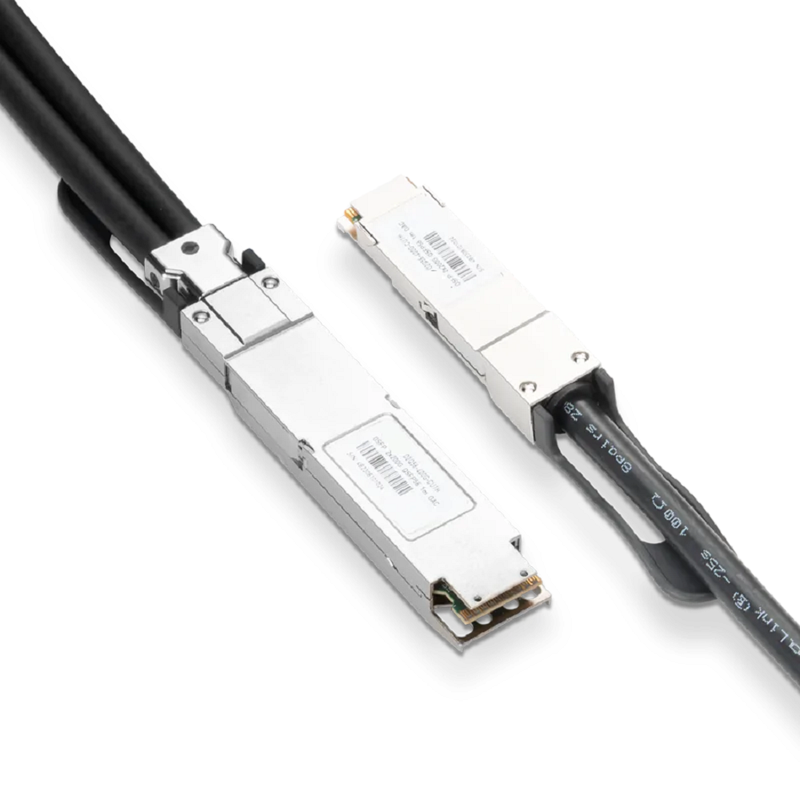 NVIDIA/Mellanox MCP7Y60-H02A Compatible DAC 2.5m (8.2ft) 400Gb/s OSFP (Finned Top) to 2x200Gb/s QSFP56 InfiniBand HDR Passive Copper Splitter Cable SFPS