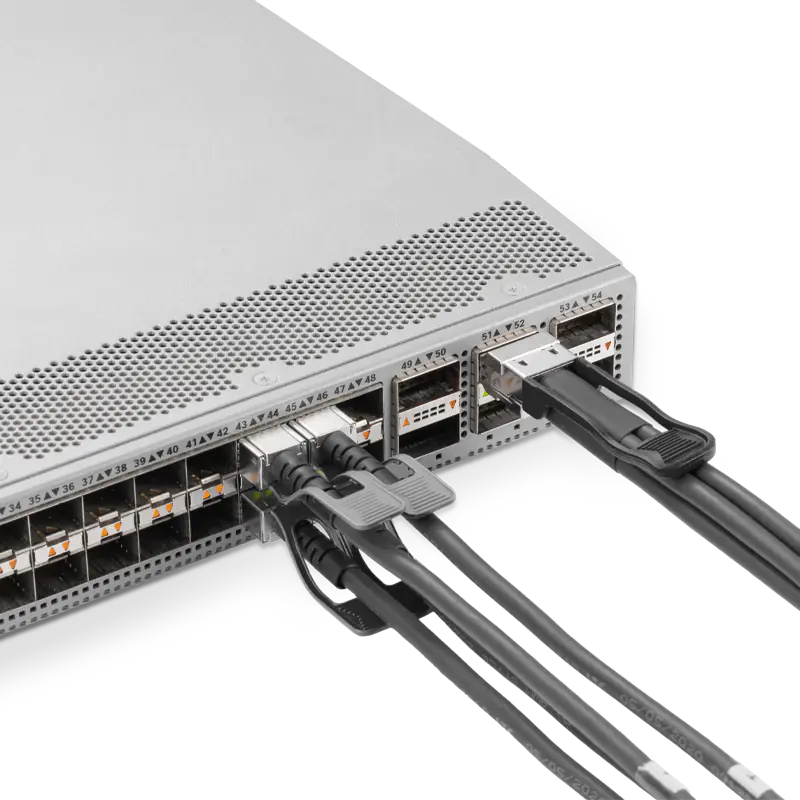 NVIDIA/Mellanox MCP7H70-V002R26 Compatible 2m (7ft) 200G QSFP56 to 4X50G SFP56 Passive Direct Attach Copper Breakout Cable 28AWG SFPS