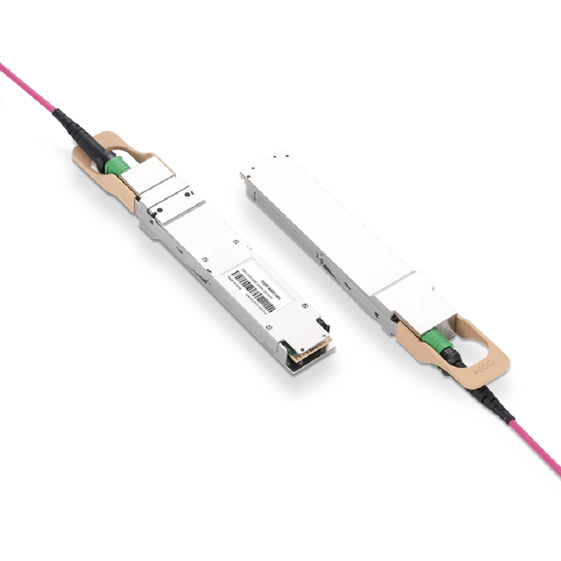 NVIDIA/Mellanox MMA4Z00-NS400-T Compatible Broadcom DSP & Broadcom VCSEL 400GBASE-VR4 OSFP PAM4 850nm 50m MTP/MPO-12 APC MMF Optical Transceiver Module SFPS
