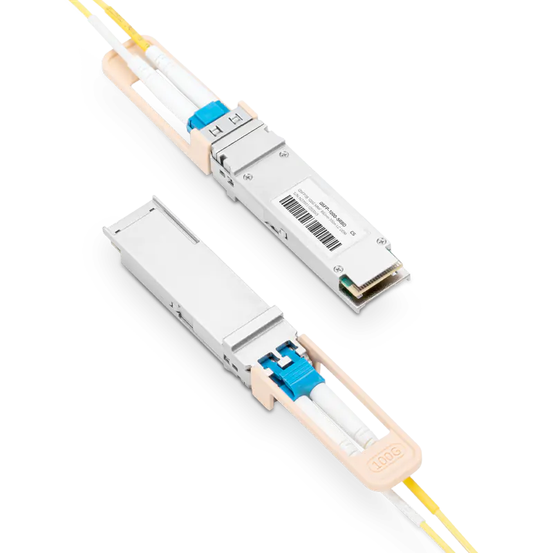 HW QSFP28-100G-BIDI Compatible 100GBASE-SRBD QSFP28 850nm 70m (OM3) /100m (OM4) /150m (OM5) DOM Duplex LC Transceiver Module for MMF SFPS