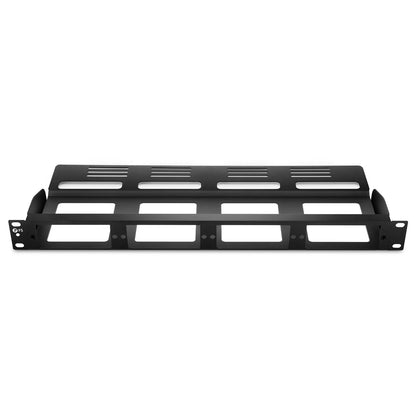 FyberOptix FHDA High Density 1U Rack Mount Modular Enclosure Unloaded, Rear Cable Managers, Holds up to 4 x FHDA Cassettes or Panels, 144 Fibers (LC)