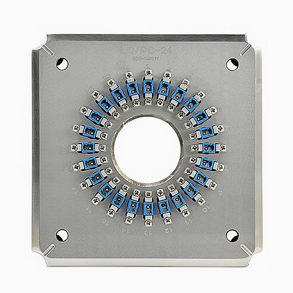 FyberOptix Polishing Fixture/Holder for LC/UPC 24(EX LC/UPC-20) Connectors (LC/UPC-24 Connector Jig)