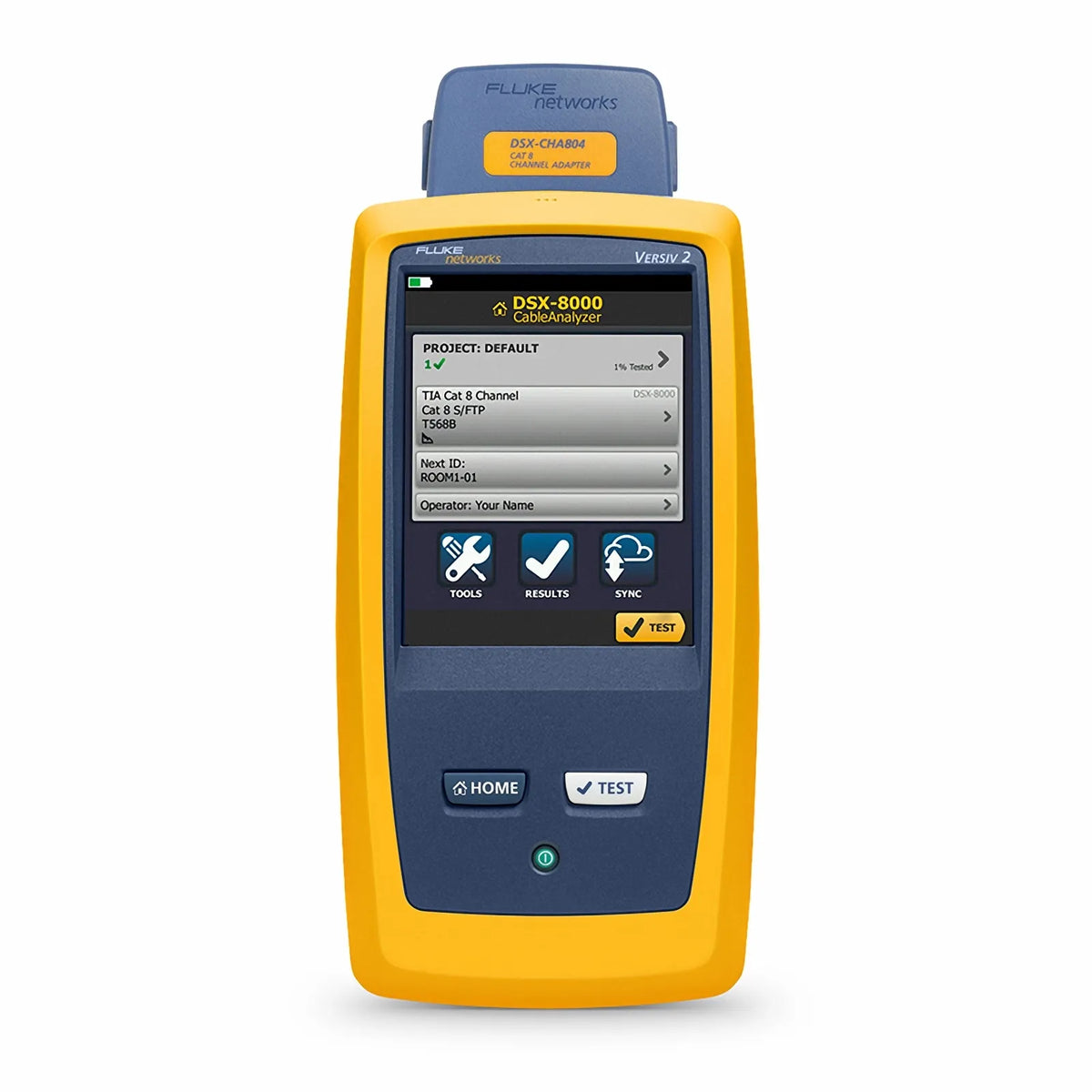 FyberOptix Fluke Networks DSX2-8000 Versiv 2 CableAnalyzerA with Integrated Wi-Fi