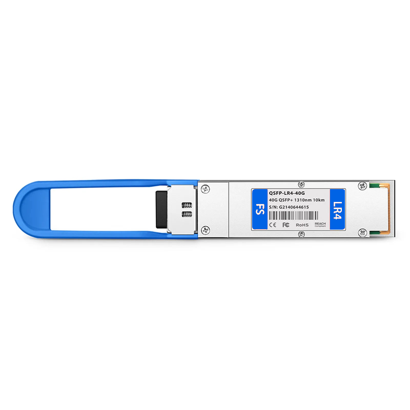 FyberOptix Cisco QSFP-40G-LR4 Compatible 40GBASE-LR4 QSFP+ 1310nm 10km DOM Duplex LC/UPC SMF Optical Transceiver Module