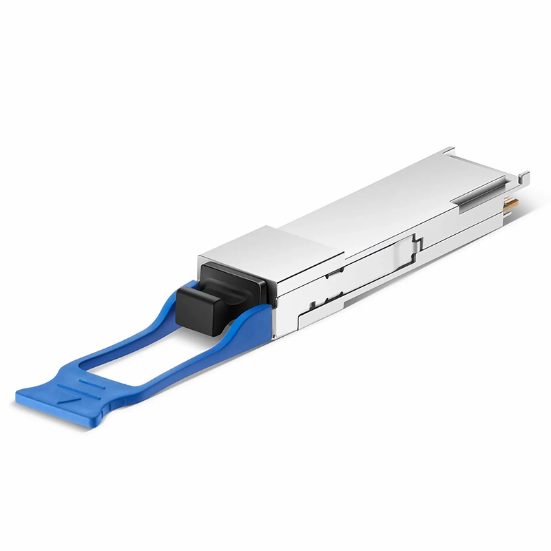 FyberOptix Dell Compatible 100GBASE-PLR4L QSFP28 4 x 25G NRZ 1310nm 2km DOM MPO-12/APC SMF Optical Transceiver Module, Breakout to 4 x 25G-LR