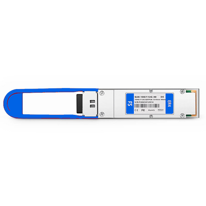 FyberOptix Dell QSFP28-100/112G-ER4 Compatible 100GBASE-ER4 and 112G OTU4 QSFP28 Dual Rate 4 x 25G NRZ 1310nm 40km DOM Duplex LC/UPC SMF Optical Transceiver Module