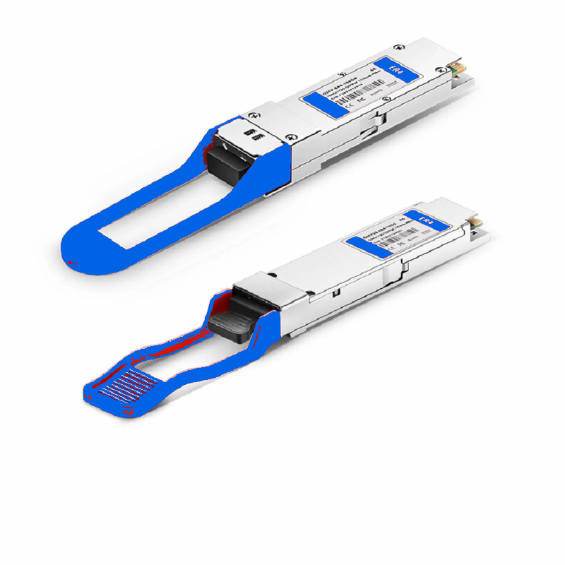 FyberOptix Dell QSFP28-100/112G-ER4 Compatible 100GBASE-ER4 and 112G OTU4 QSFP28 Dual Rate 4 x 25G NRZ 1310nm 40km DOM Duplex LC/UPC SMF Optical Transceiver Module