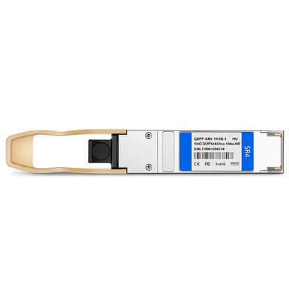 FyberOptix Generic Compatible 100GBASE-SR4 QSFP28 4 x 25G NRZ 850nm 100m DOM MPO-12/UPC MMF Optical Transceiver Module (Industrial), Breakout to 4 x 25G-SR