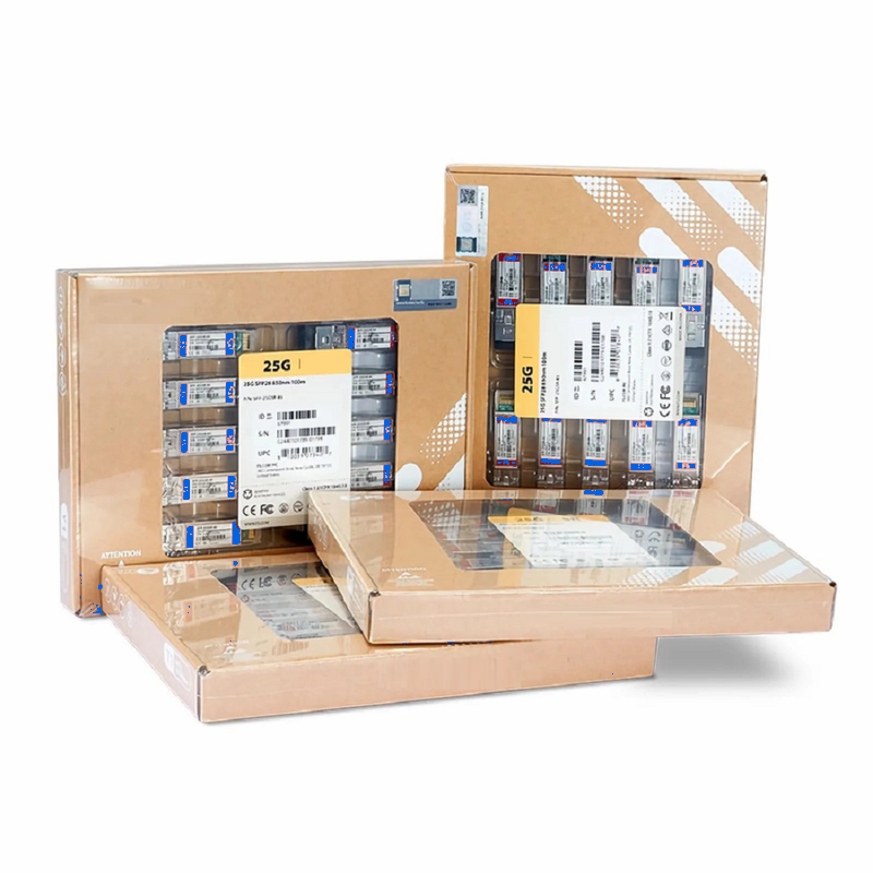 FyberOptix Cisco SFP-25GBX-D-20 Compatible 25GBASE-D SFP28 BiDi 1330nm-TX/1270nm-RX 20km DOM Simplex LC/UPC SMF Optical Transceiver Module