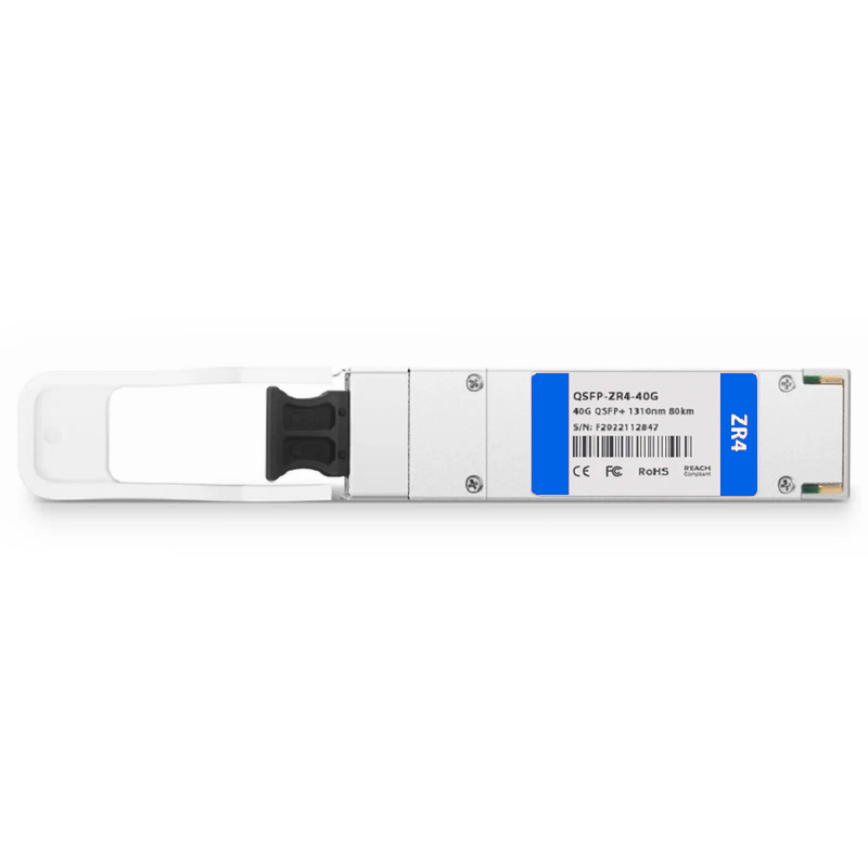 FyberOptix Cisco Compatible 40GBASE-ZR4 QSFP+ 1310nm 80km DOM Duplex LC/UPC SMF Optical Transceiver Module
