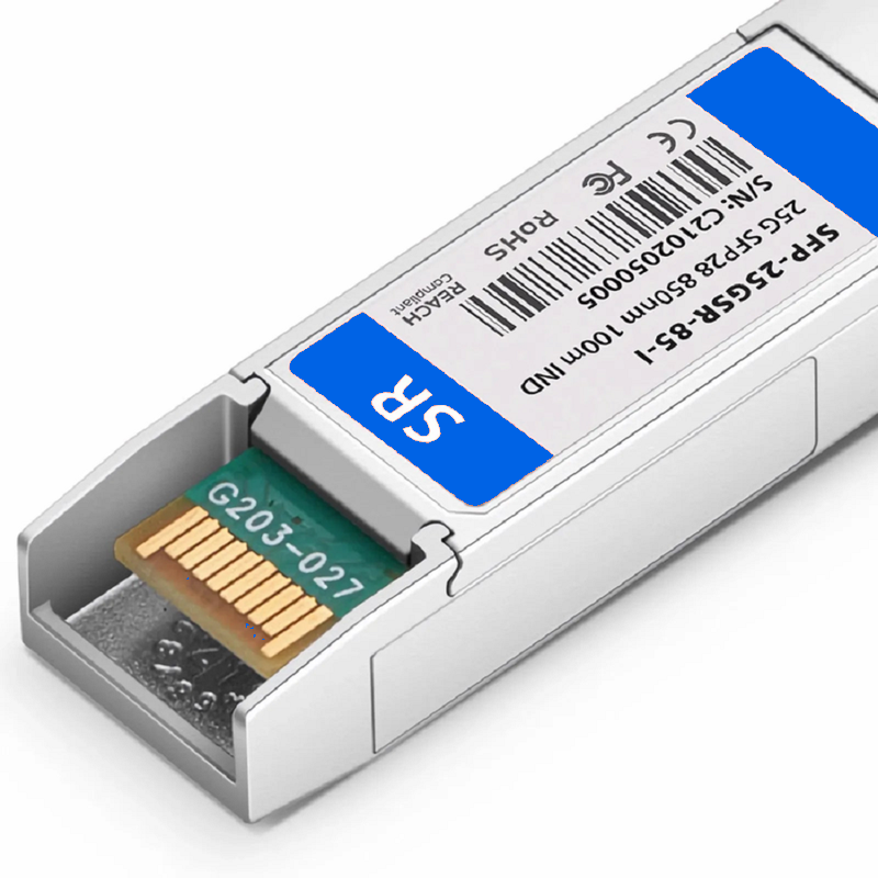 FyberOptix Cisco Compatible 25GBASE-SR SFP28 850nm 100m DOM Duplex LC/UPC MMF Optical Transceiver Module (Industrial)