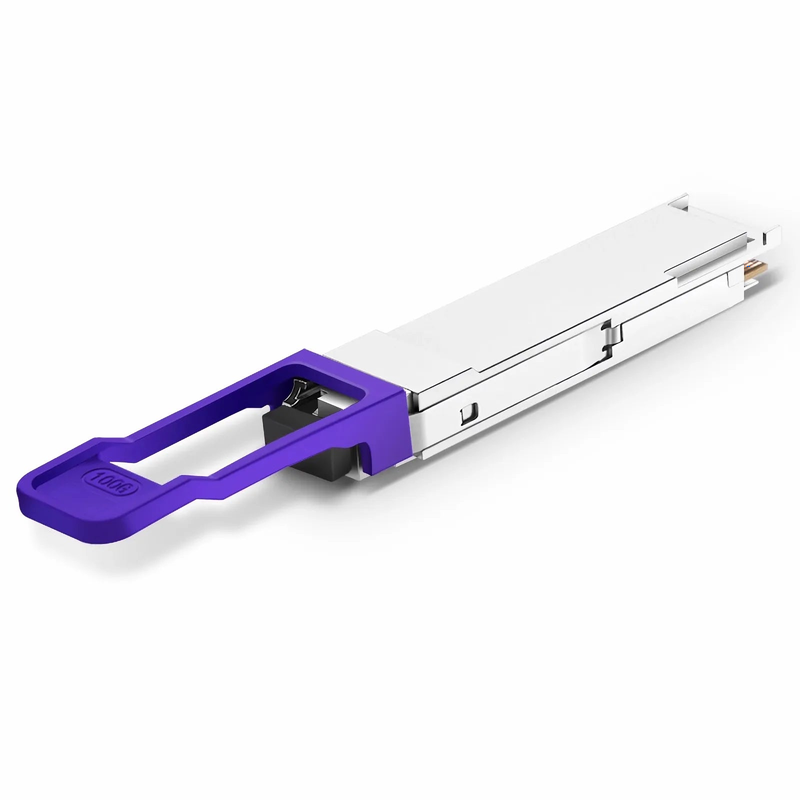 FyberOptix Cisco Compatible 100GBASE-BX40-D QSFP28 BiDi 4 x 25G NRZ 1309.14nm-TX/1304.58nm-RX 40km DOM Simplex LC/UPC SMF Optical Transceiver Module