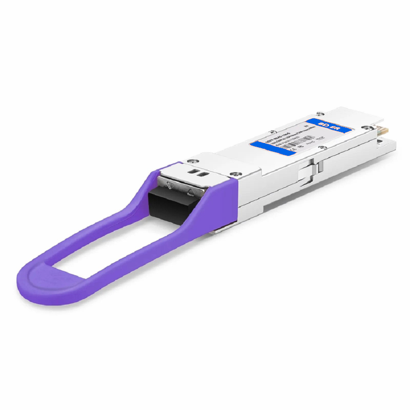 FyberOptix Juniper Compatible 100GBASE-BX30-U QSFP28 BiDi 4 x 25G NRZ 1304.58nm-Tx/1309.14nm-Rx 30km DOM Simplex LC/UPC SMF Optical Transceiver Module