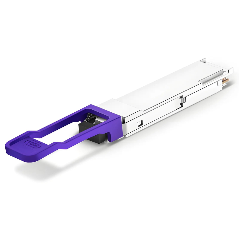 FyberOptix H3C Compatible 100GBASE-BX40-D QSFP28 BiDi 4 x 25G NRZ 1309.14nm-TX/1304.58nm-RX 40km DOM Simplex LC/APC SMF Optical Transceiver Module (Industrial)