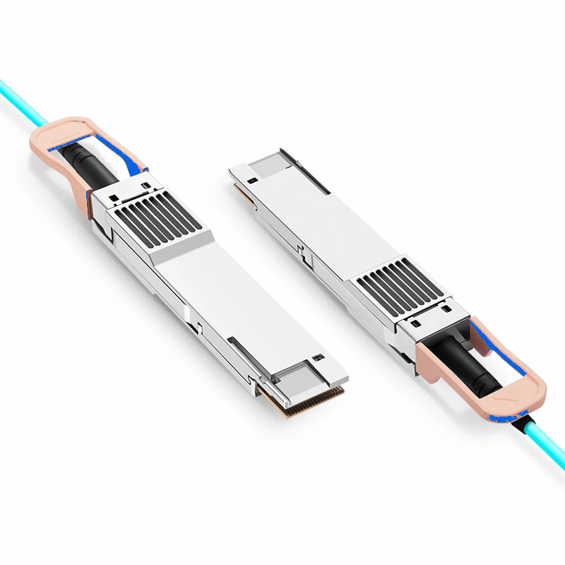 FyberOptix 3m (10ft) Arista Networks A-D800-D800-3M Compatible 800G QSFP-DD 8 x 100G PAM4 Active Optical Cable