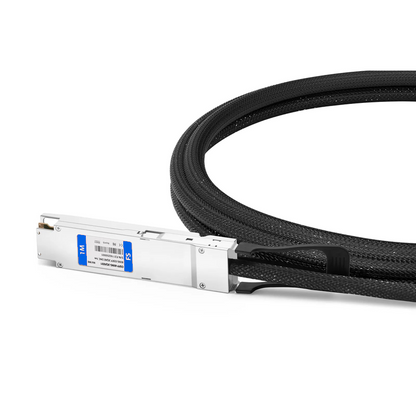 FyberOptix 1m (3ft) NVIDIA/Mellanox Compatible 800G Twin-port OSFP 8 x 100G PAM4 Finned Top to 2 x 400G QSFP112 4 x 100G PAM4 Ethernet Active Electrical Breakout Cable