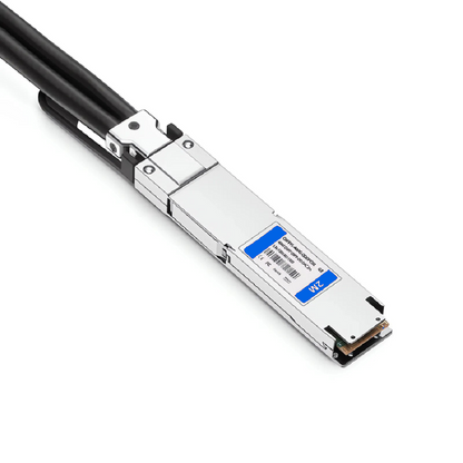 FyberOptix 2m (7ft) Dell Compatible 100G QSFP28 4 x 25G NRZ to 2 x 50G QSFP28 2 x 25G NRZ Active Direct Attach Copper Breakout Cable