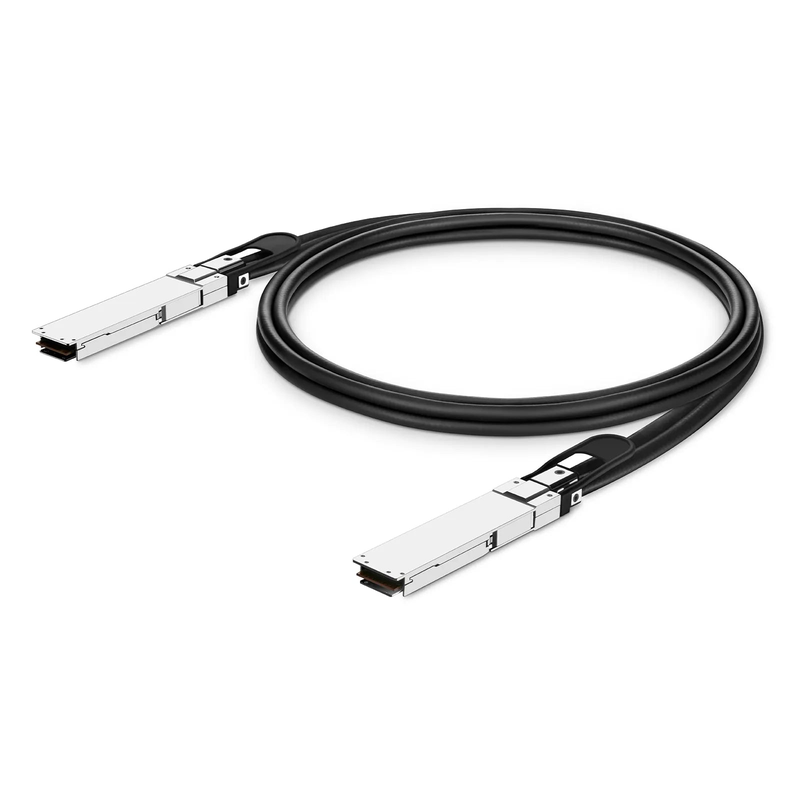 FyberOptix 1m (3ft) NVIDIA/Mellanox MCP4Y10-N001-FLT Compatible 800G OSFP 8 x 100G PAM4 Flat Top Ethernet Passive Direct Attach Copper Twinax Cable