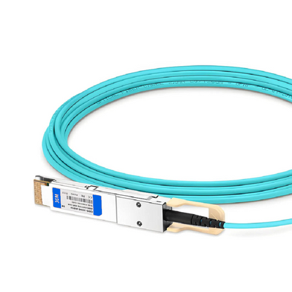 FyberOptix 20m (66ft) Dell Compatible 200G QSFP-DD 8 x 25G NRZ Active Optical Cable