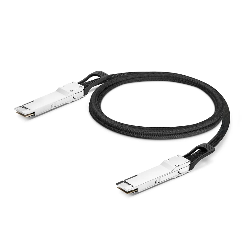 FyberOptix 2m (7ft) 400G QSFP-DD 8 x 50G PAM4 Active Electrical Cable forFOSwitches