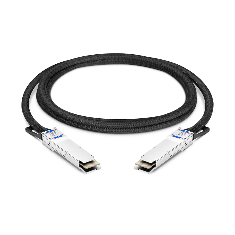 FyberOptix 2m (7ft) 400G QSFP-DD 8 x 50G PAM4 Active Electrical Cable forFOSwitches
