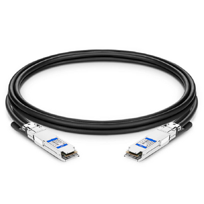 FyberOptix 0.5m (2ft) Cisco QSFP-100G-CU0.5M Compatible 100G QSFP28 4 x 25G NRZ Passive Direct Attach Copper Twinax Cable