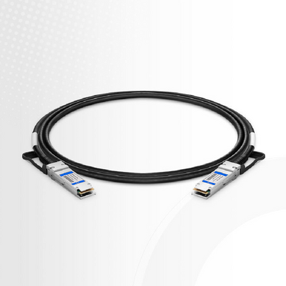 FyberOptix 0.5m (2ft) Cisco QSFP-100G-CU0.5M Compatible 100G QSFP28 4 x 25G NRZ Passive Direct Attach Copper Twinax Cable