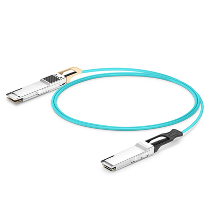 FyberOptix 2m (7ft) Cisco Compatible 400G QSFP112 4 x 100G PAM4 to 400G QSFP-DD 8 x 50G PAM4 Active Optical Cable