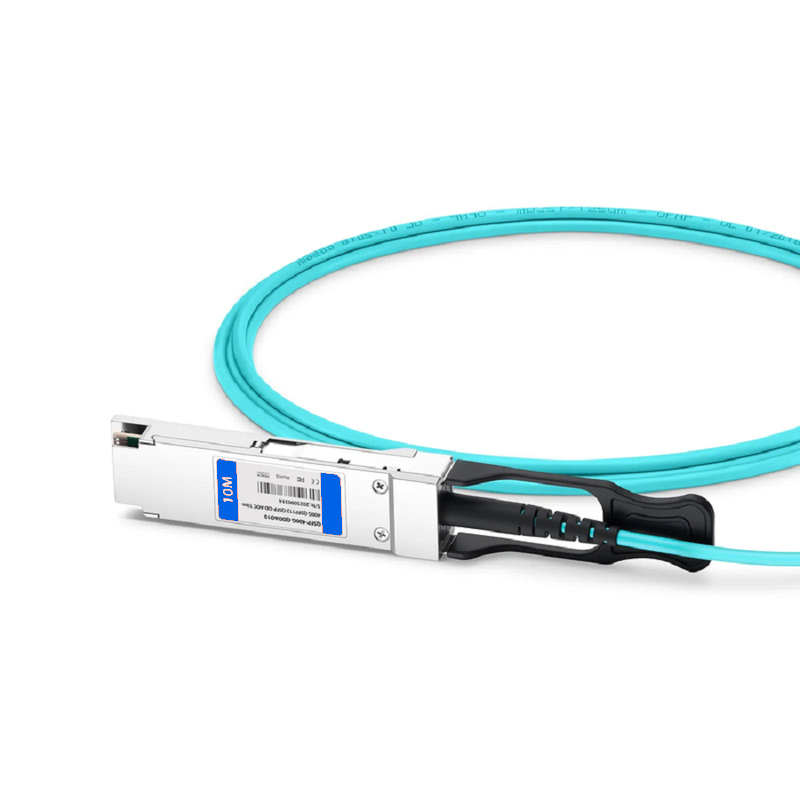 FyberOptix 2m (7ft) Cisco Compatible 400G QSFP112 4 x 100G PAM4 to 400G QSFP-DD 8 x 50G PAM4 Active Optical Cable