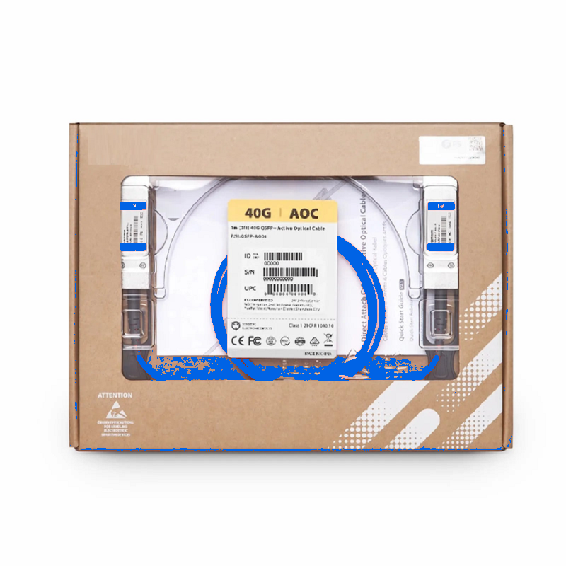 FyberOptix 20m (66ft) Cisco QSFP-H40G-AOC20M Compatible 40G QSFP+ Active Optical Cable