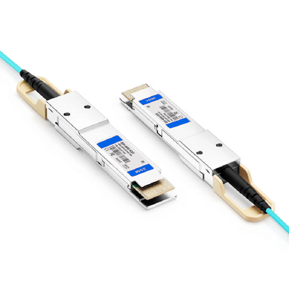 FyberOptix 70m (230ft) Dell AOC-Q56DD-400G-70M Compatible 400G QSFP-DD 8 x 50G PAM4 Active Optical Cable