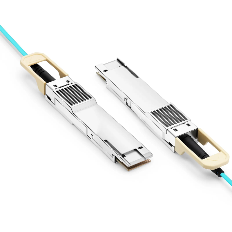 FyberOptix 1m (3ft) Dell AOC-Q56DD-400G-1M Compatible 400G QSFP-DD 8 x 50G PAM4 Active Optical Cable